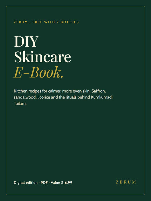 Zerum DIY Skincare E-Book cover