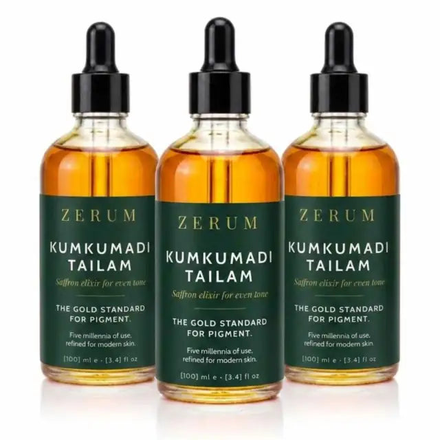 Kumkumadi Tailam, 3 bottles